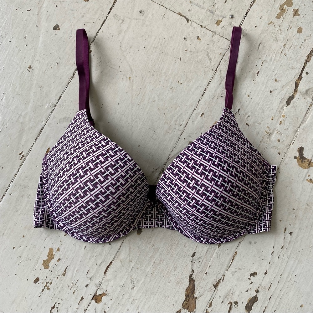 Vince Camuto Geometric Print T-Shirt Bra